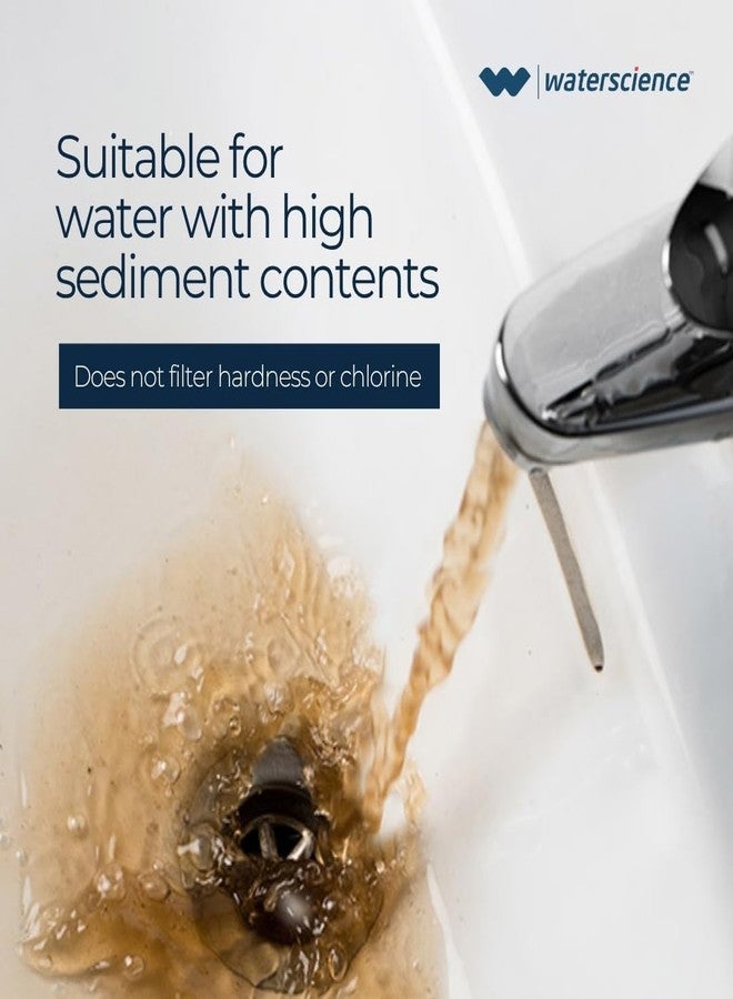 ووتر ساينس فلتر دش WaterScience CLEO لإزالة الغبار والصدأ والطين | رأس دش للحمام مزود بفلتر رواسب عالي الكثافة | ضمان لمدة عامين - Image 3